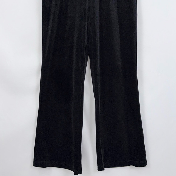 Mod Cloth Women's Shine With Me Velvet Jumpsuit XS Black Flutter Sleeve - Picture 6 of 16